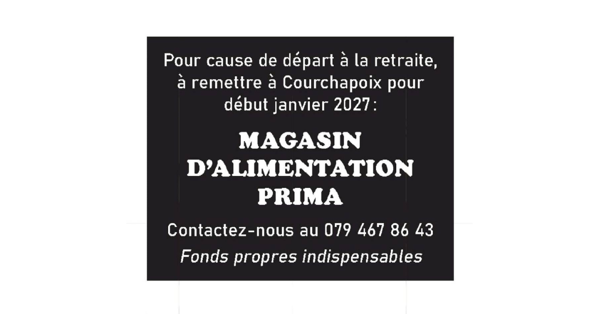 A remettre pour début janvier 2027