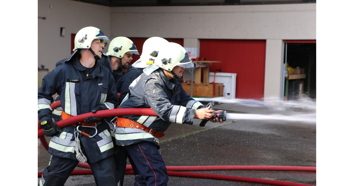 Exercice de nuit du SIS Val Terbi